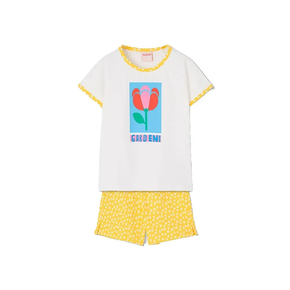Пижама с коротким рукавом Boboli 483038, желтый