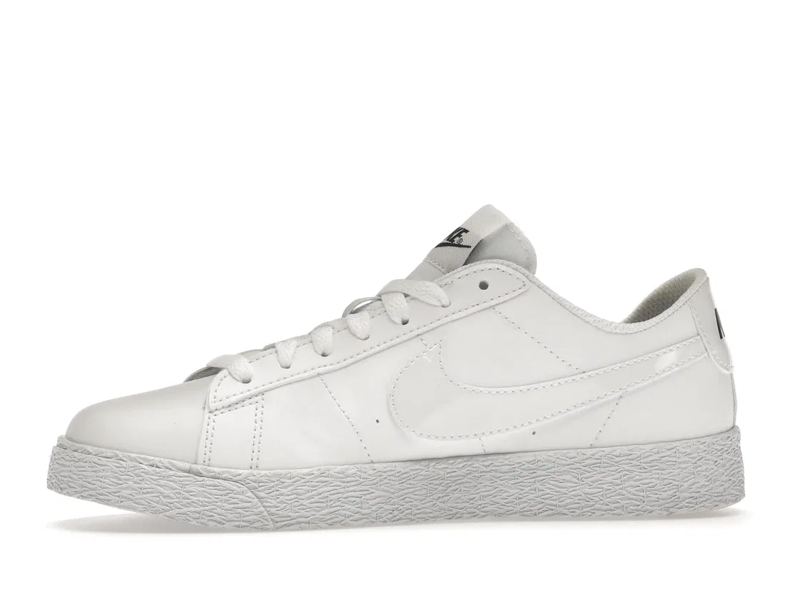 Детские кроссовки для активного отдыха Nike Blazer Low, White/White/Black — фото 3