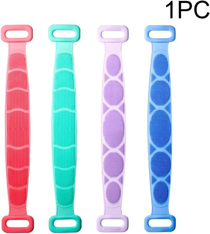 Эксфолиирующая мочалка Silicone, 72x11 см, B Zxb-Shop — фото 4