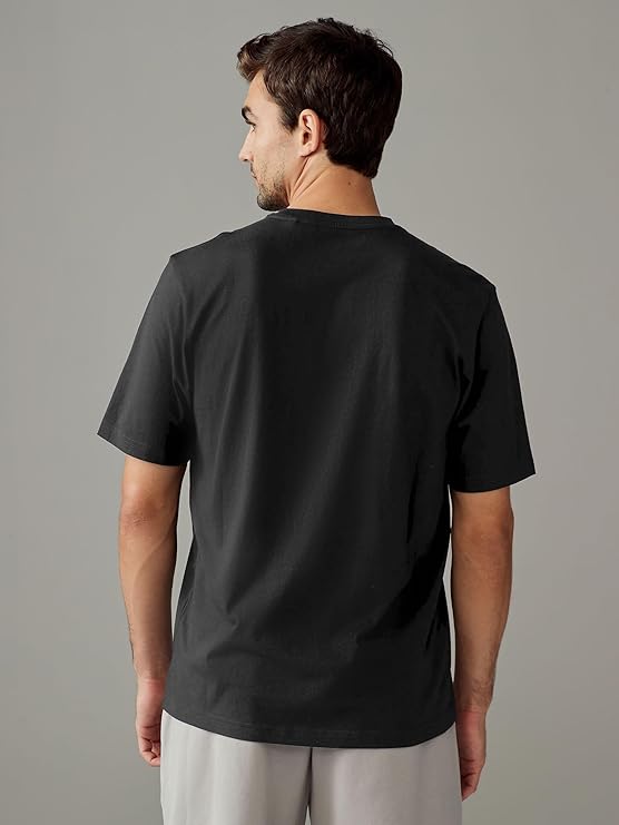 Комплект футболок NEXT Basic Cotton Regular Fit, 6 предметов, черный — фото 3