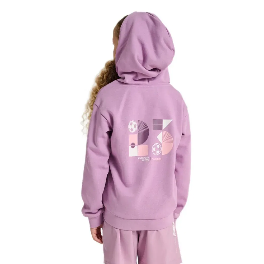 Худи Hummel Graphic, фиолетовый — фото 2