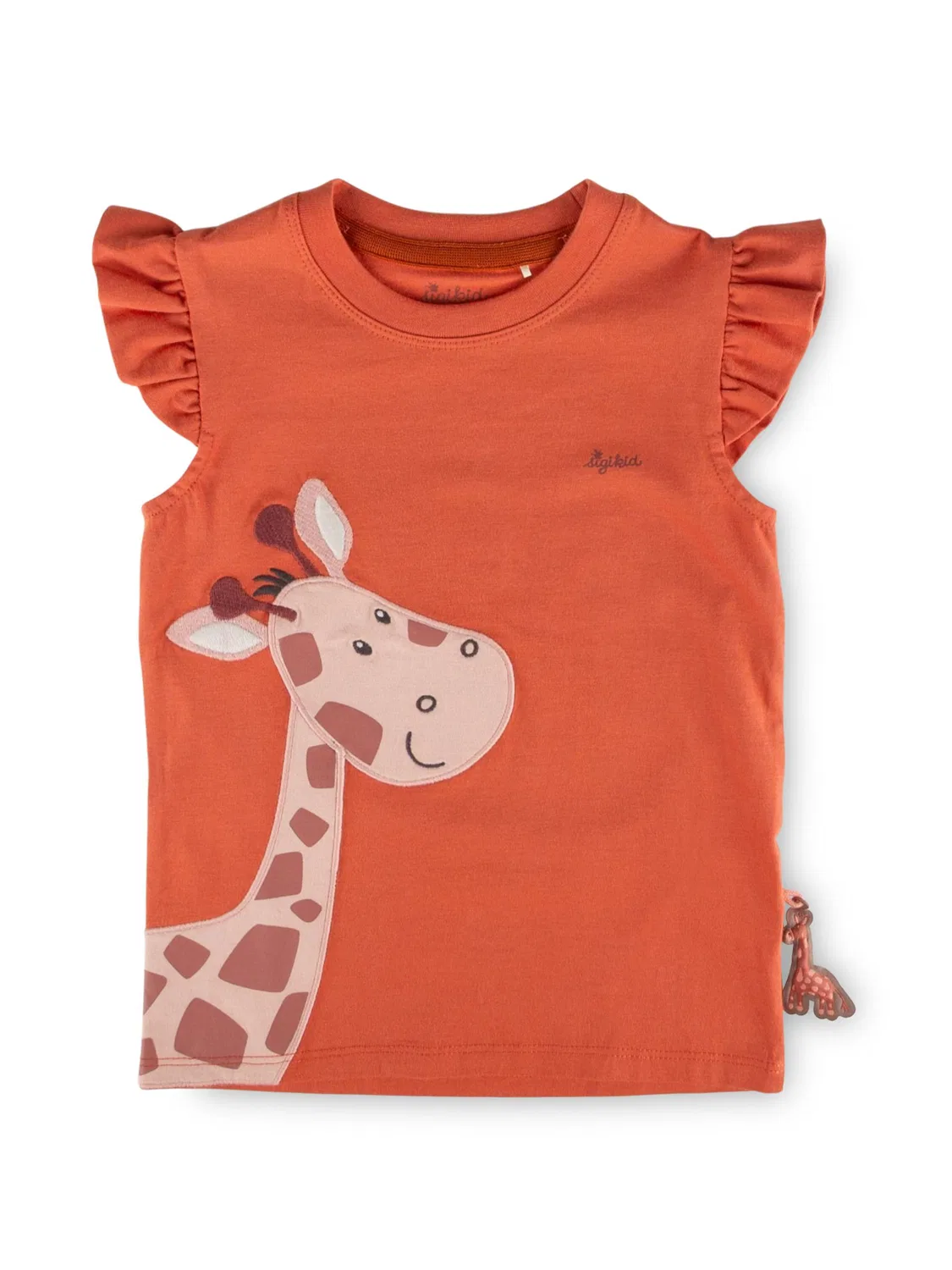 Футболка Sigikid T-Shirt Savanne оранжево-красного цвета