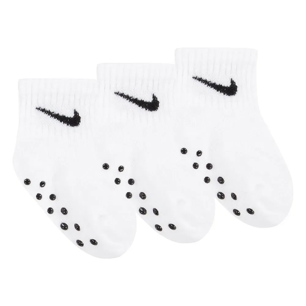 Носки Nike Core Swoosh Gripper 3 пары, белый — фото 2