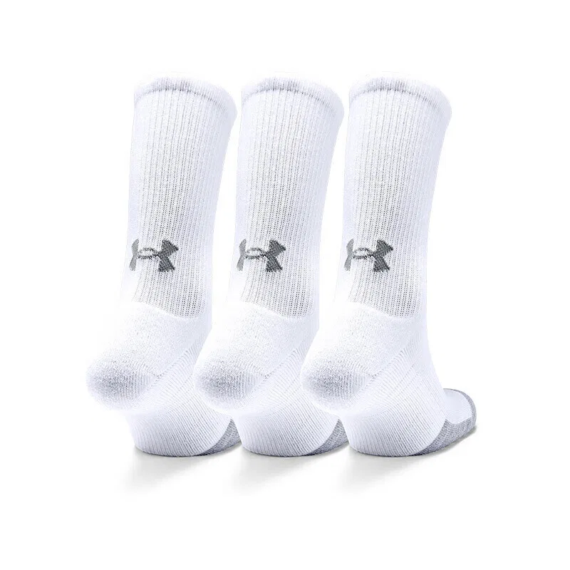Детские носки с высоким голенищем, комплект из 3 пар, Under Armour, White — фото 3