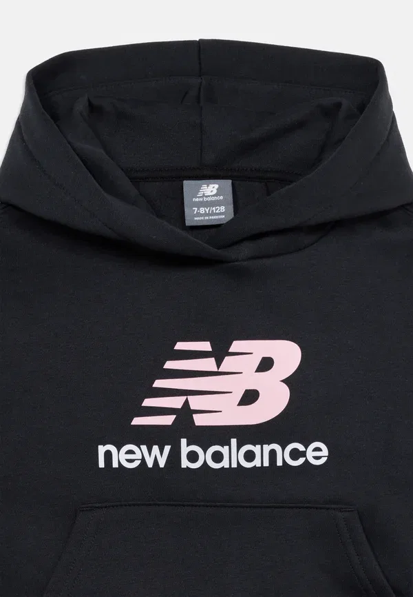 Худи с принтом Stacked logo New Balance, Caviar, цвет caviar — фото 4