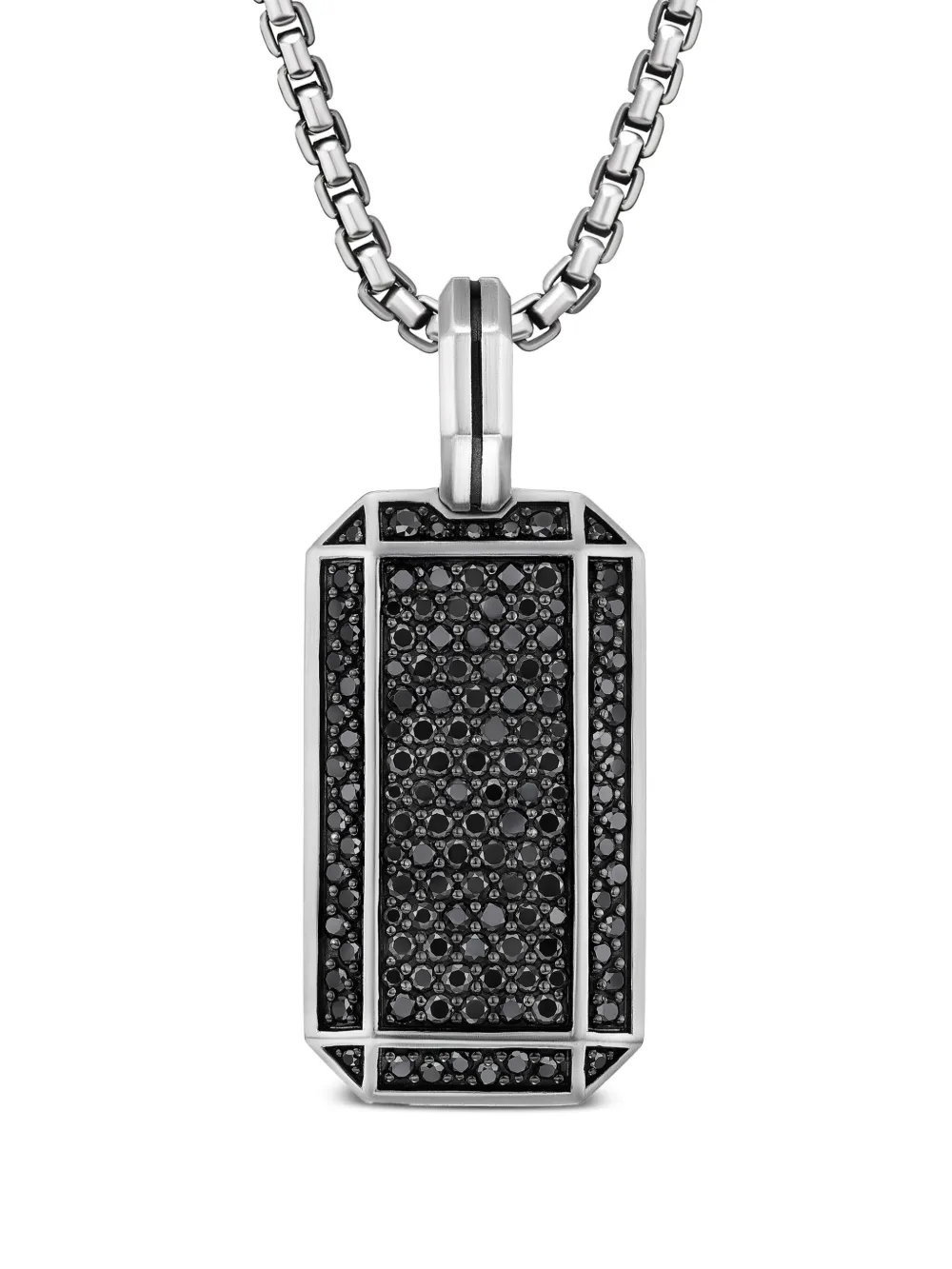 

Серебряная подвеска Octagonal с бриллиантами (27 мм) David Yurman, серебяный