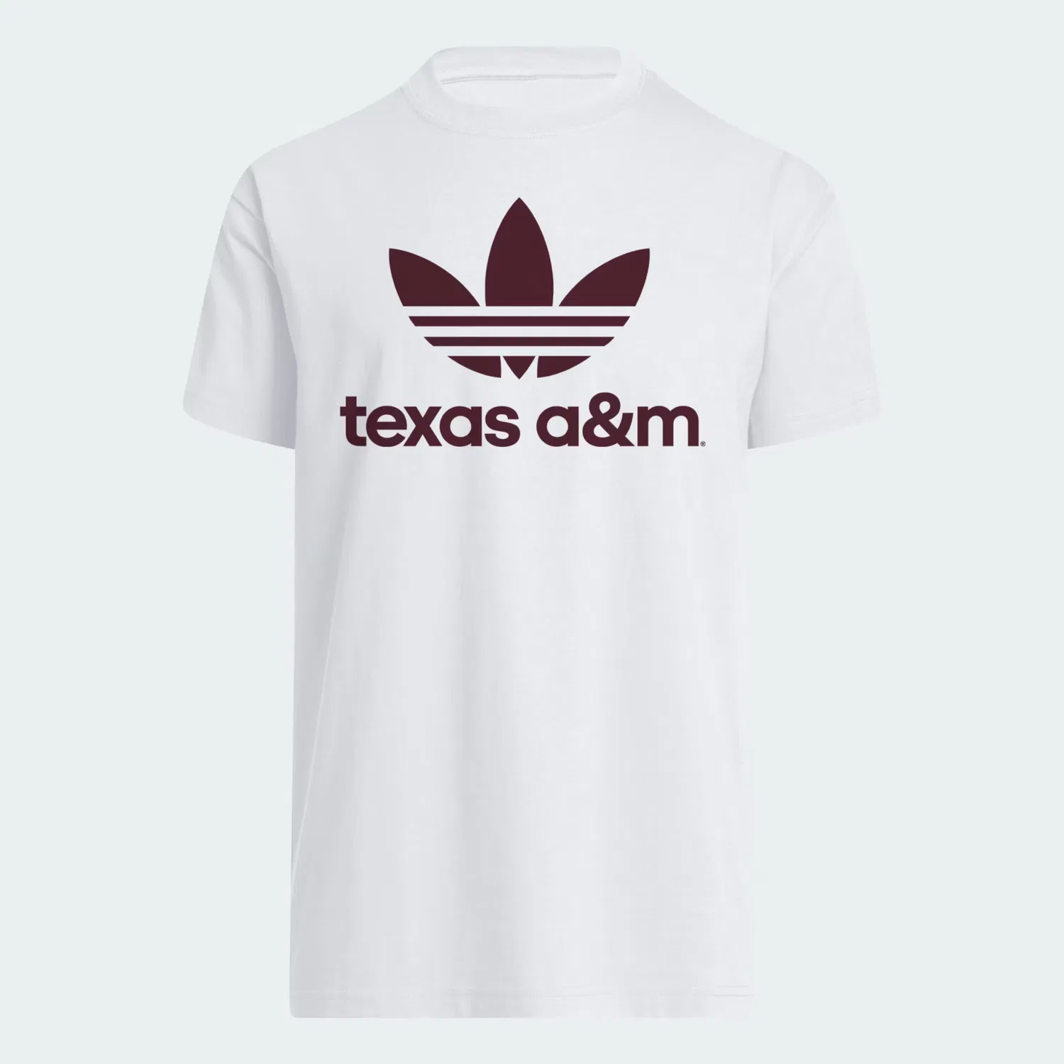 Мужская футболка с графическим принтом Texas A&M Aggies adidas Originals, белый