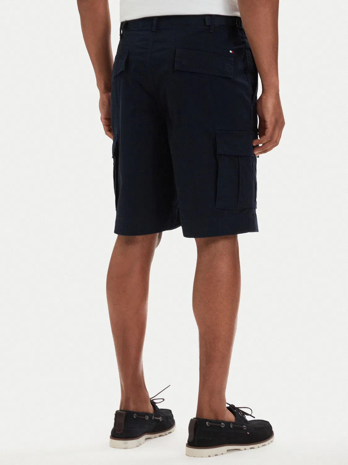 Мужские шорты из ткани свободного кроя Twill Cargo Tommy Hilfiger, темно-синий — фото 3