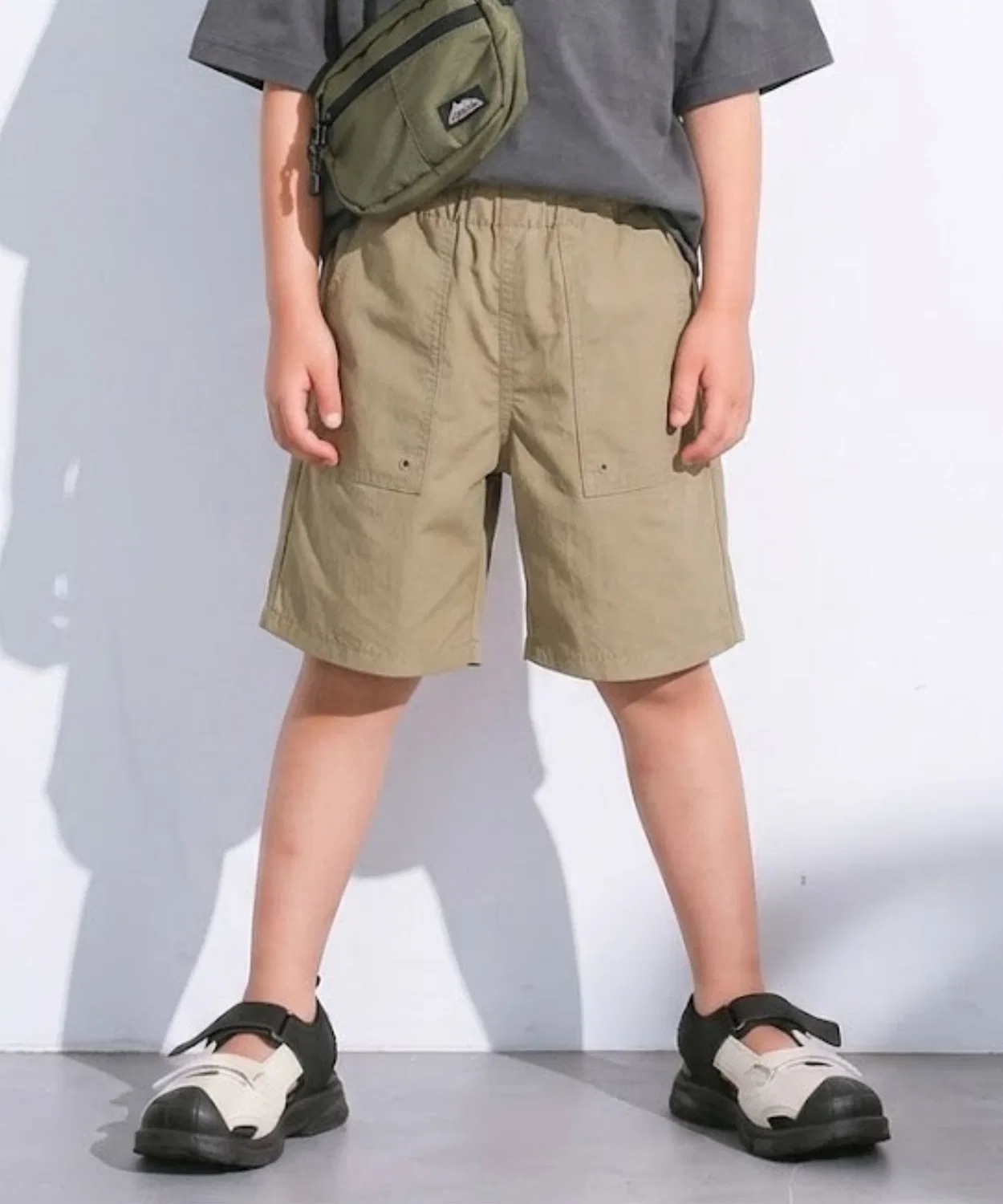 Детские шорты для мальчиков с принтом NAVY, Beige