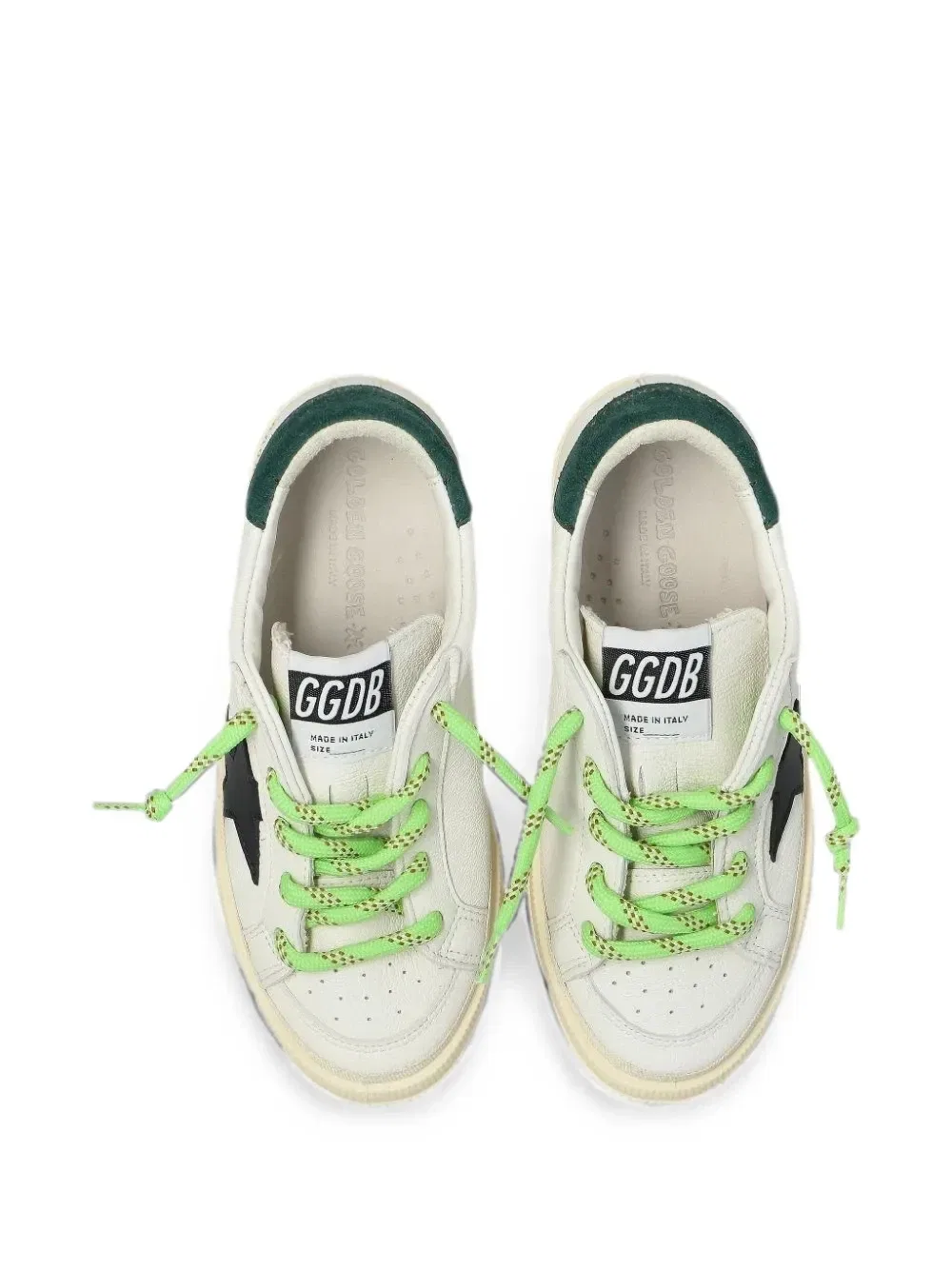 Кроссовки May со звездой-нашивкой Golden Goose Kids, белый — фото 4