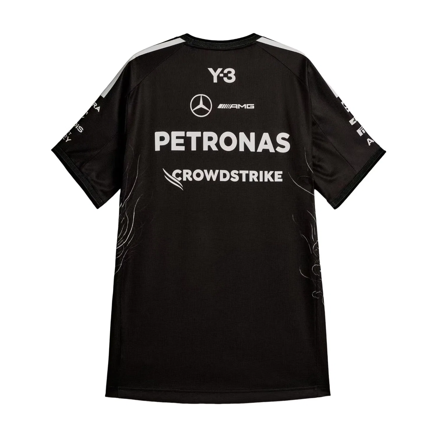 Мужская футболка Y-3 F1 Driver Adidas, черный — фото 2