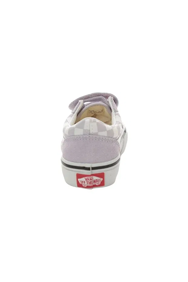 Детские спортивные ботинки для девочек с коротким каблуком Vans, Purple — фото 2