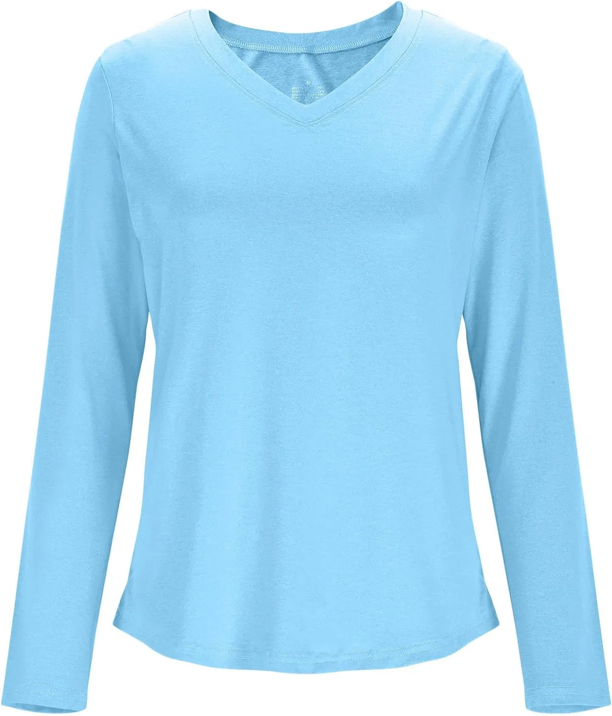 Женская футболка с длинным рукавом UPF 50+ Light Blue — фото 3