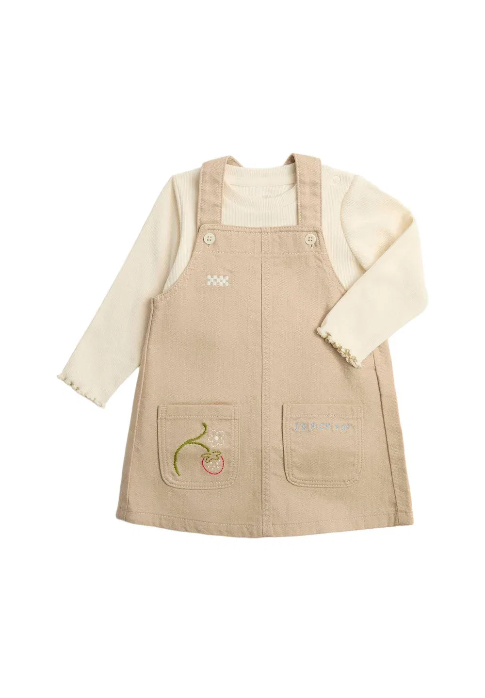 Комплект «Клубника» - повседневное платье Marks & Spencer, Beige