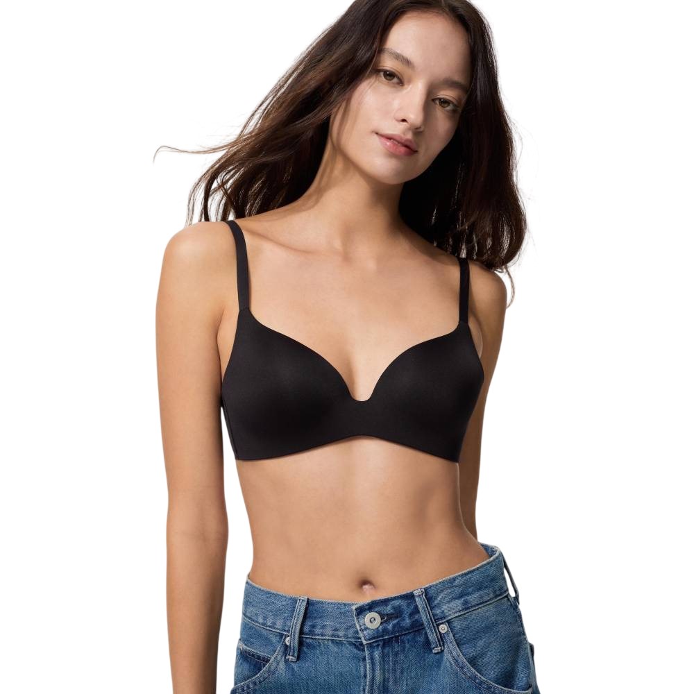 Бюстгальтер Uniqlo Wireless 3d Hold , 09 черный