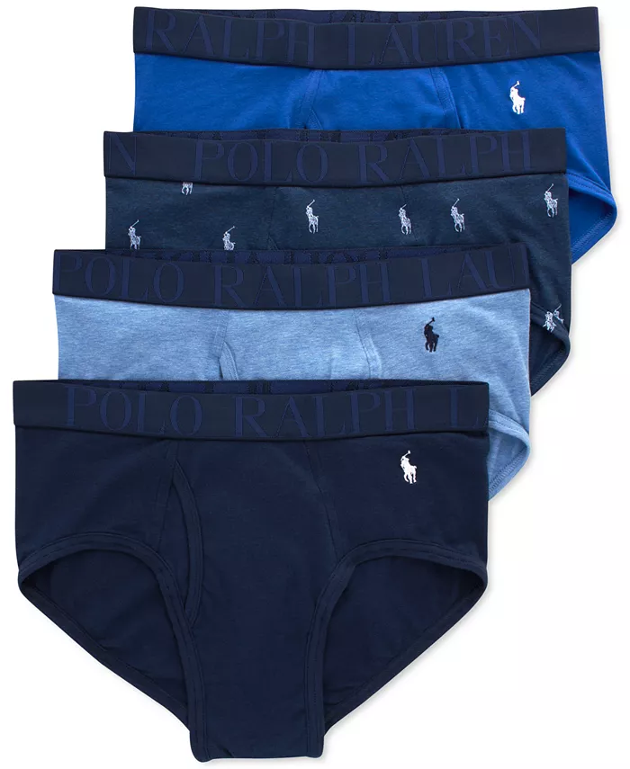 

Мужские классические трусы-боксеры 4 шт. с эластичной посадкой Polo Ralph Lauren, мультиколор