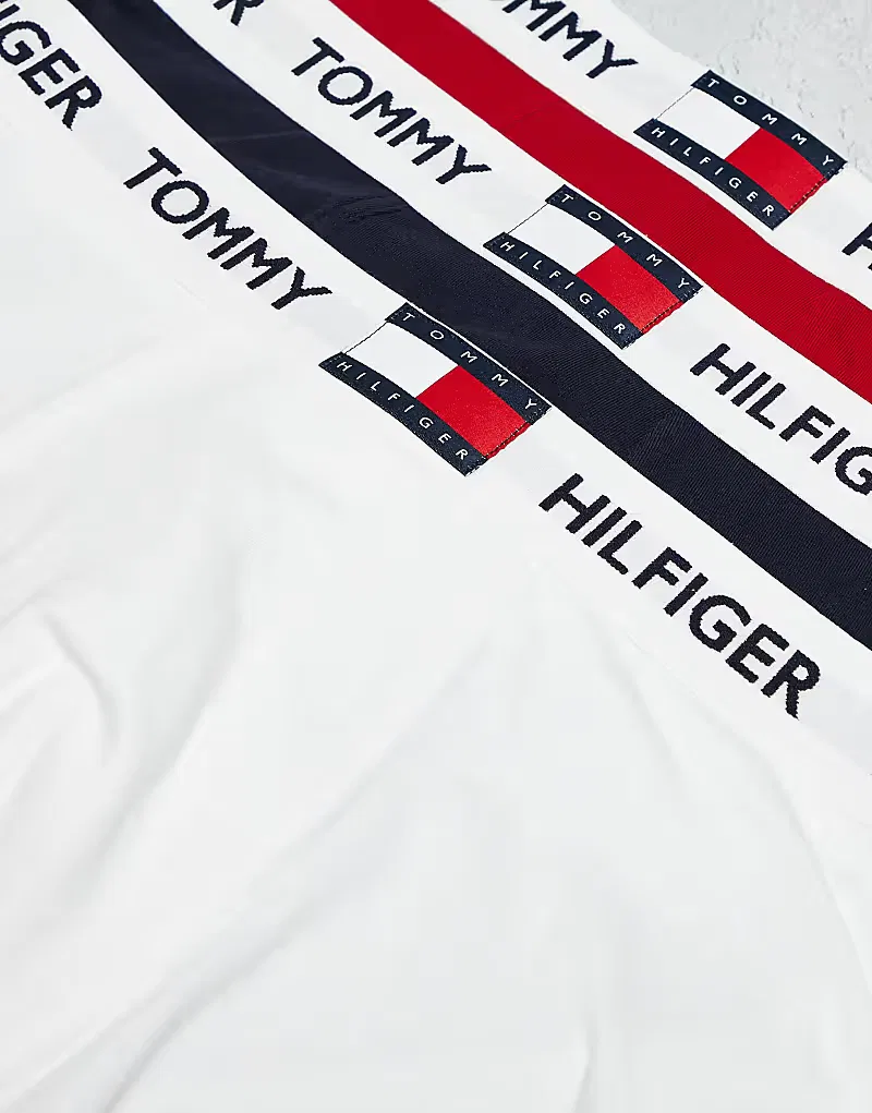 Боксеры-брифы Heritage 3 шт Tommy Hilfiger, темно-синий/красный/белый — фото 3