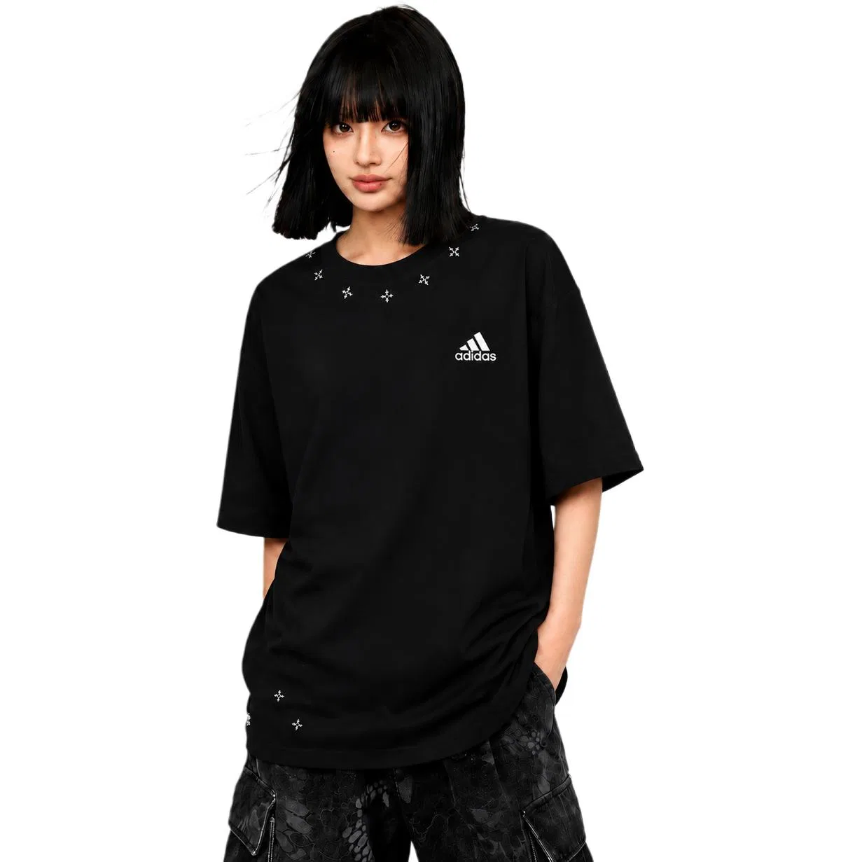 Футболка с круглым вырезом Must Haves Adidas, Black — фото 4