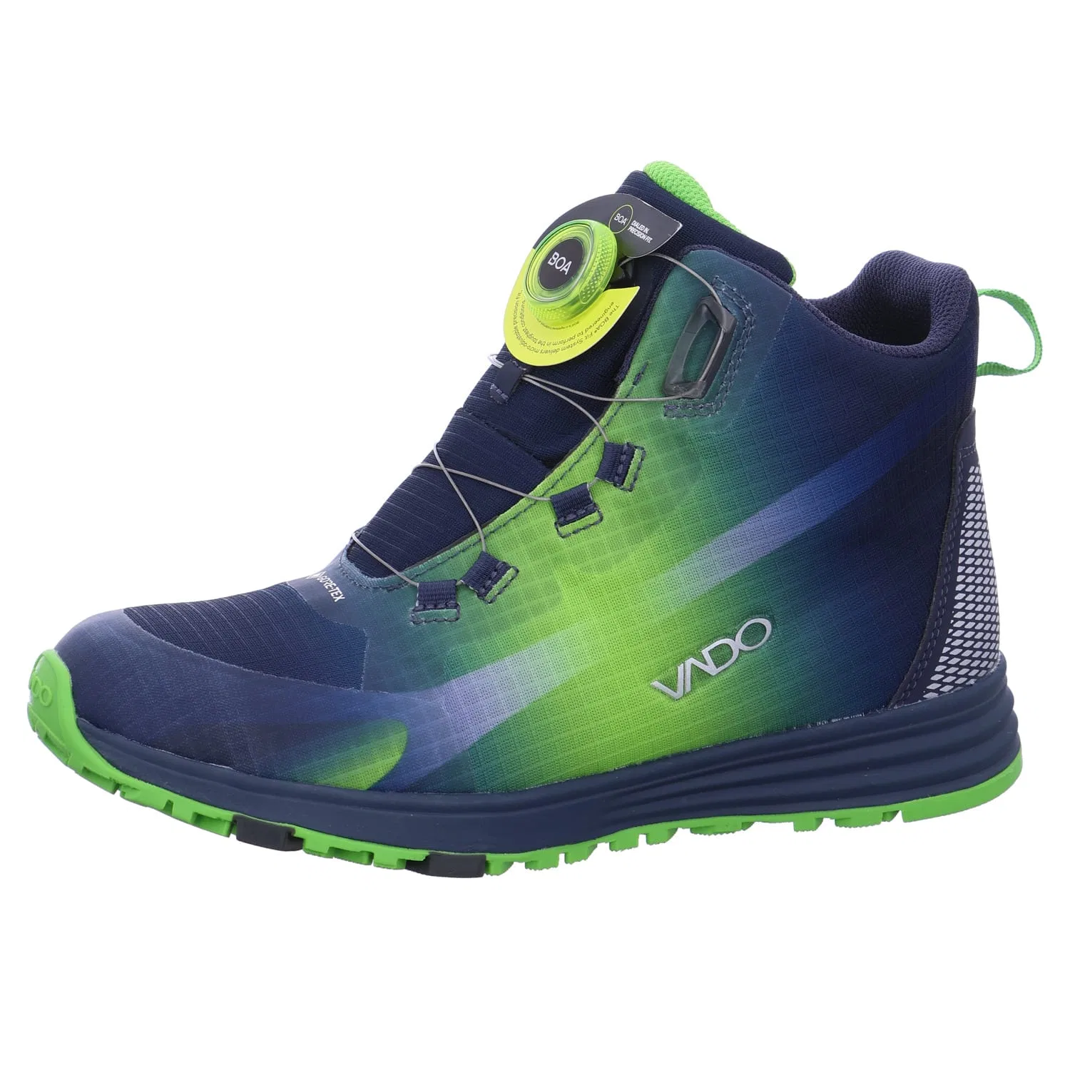Ботинки высокие с мембраной Warren Mid Boa GTX Vado, синий