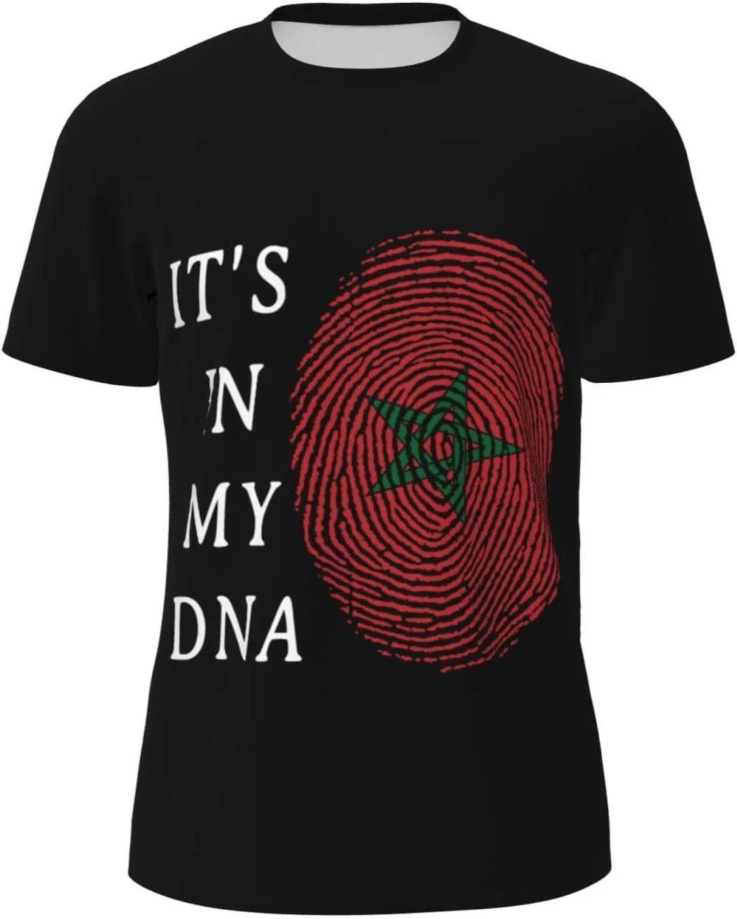Мужская футболка из сетки It's in My DNA, Black