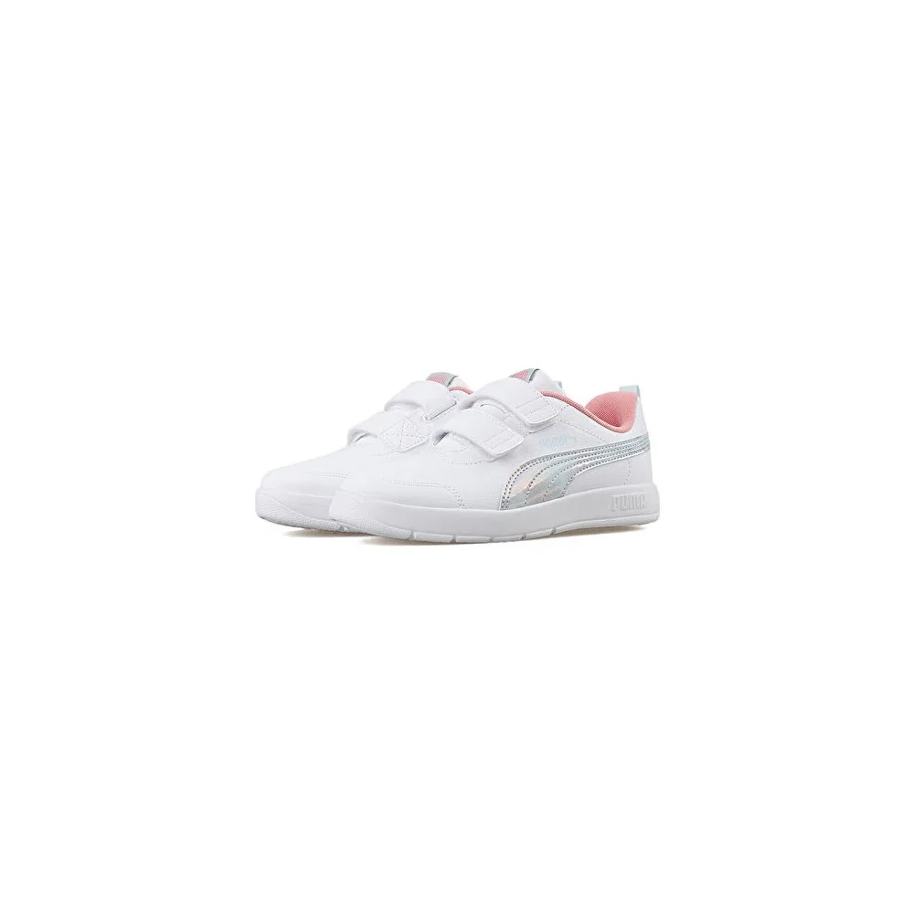 Детские кроссовки с текстильным верхом Courtflex V3 Space Belle V Puma — фото 3
