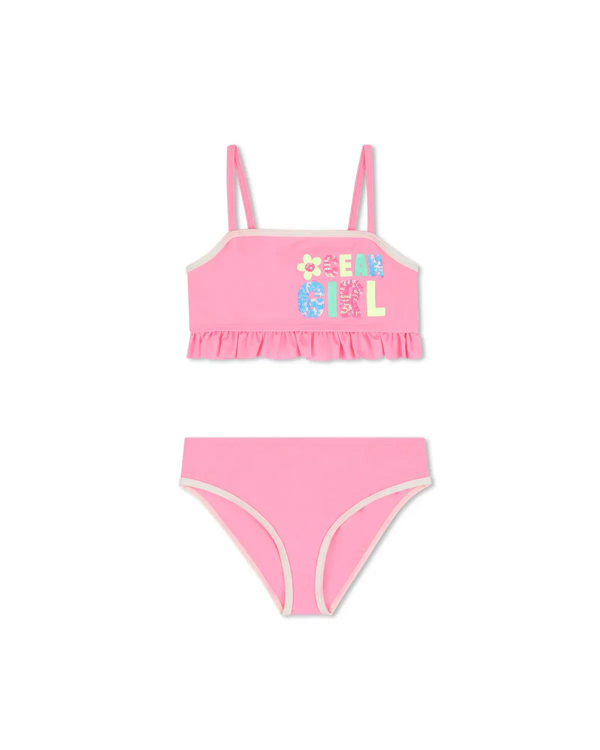 Детский бикини для девочек с принтом Billieblush, Rosa