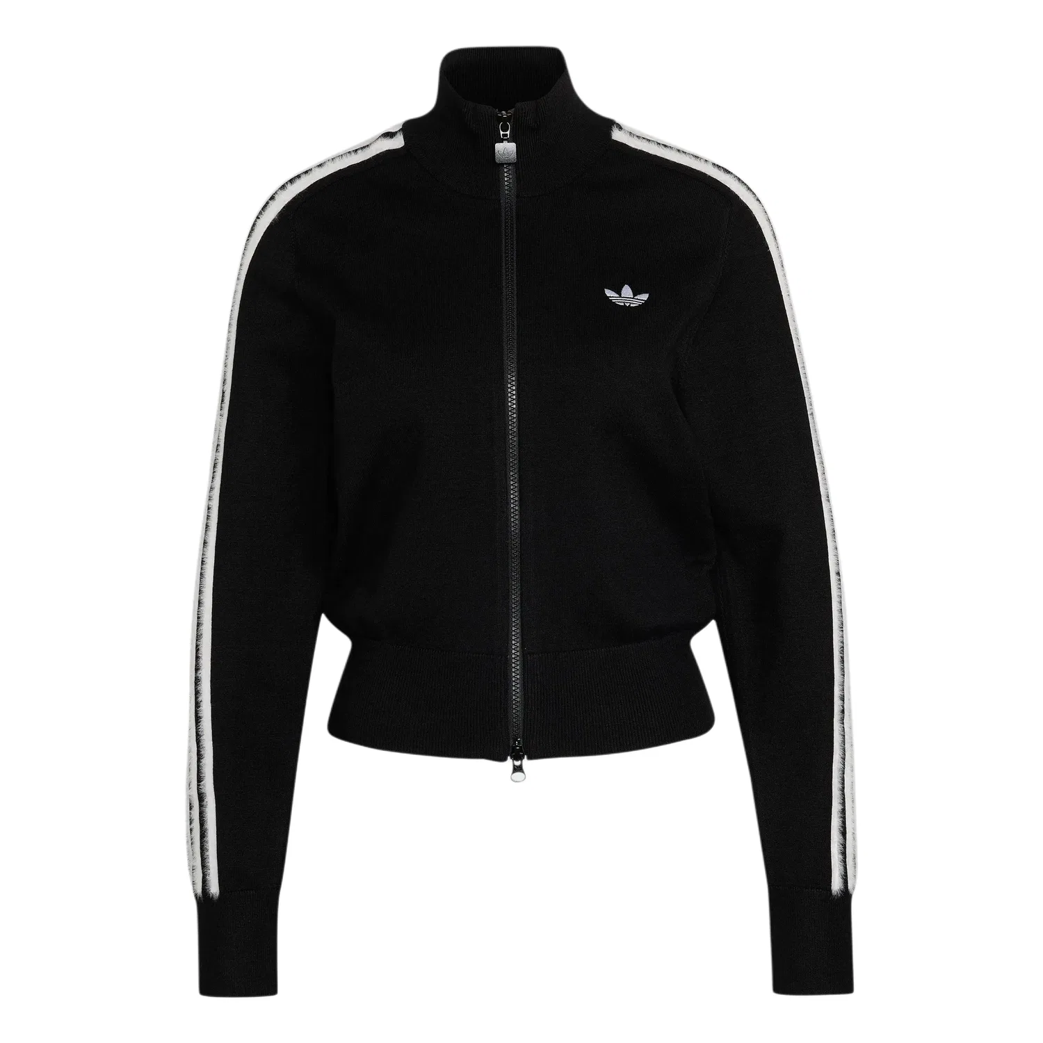 Женская куртка с воротником-стойкой Black/White Adidas Originals
