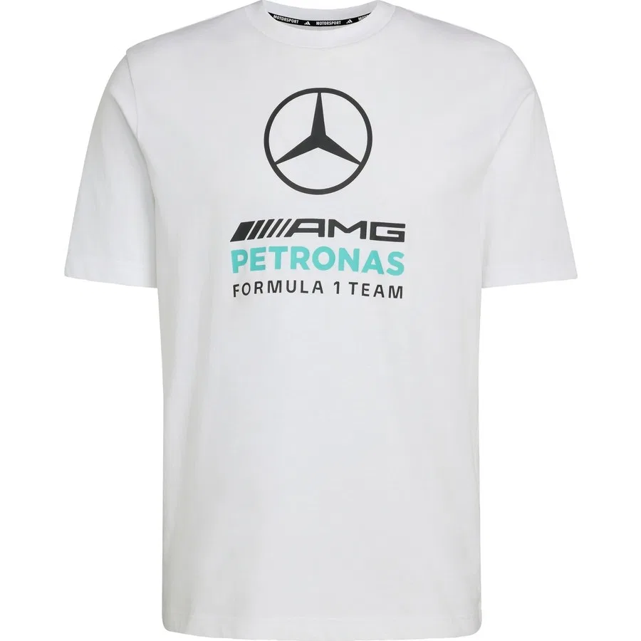 Футболка с принтом Performance Mercedes - Amg Petronas Formula 1 Team Dna Graphic Tee adidas, Белый — фото 3