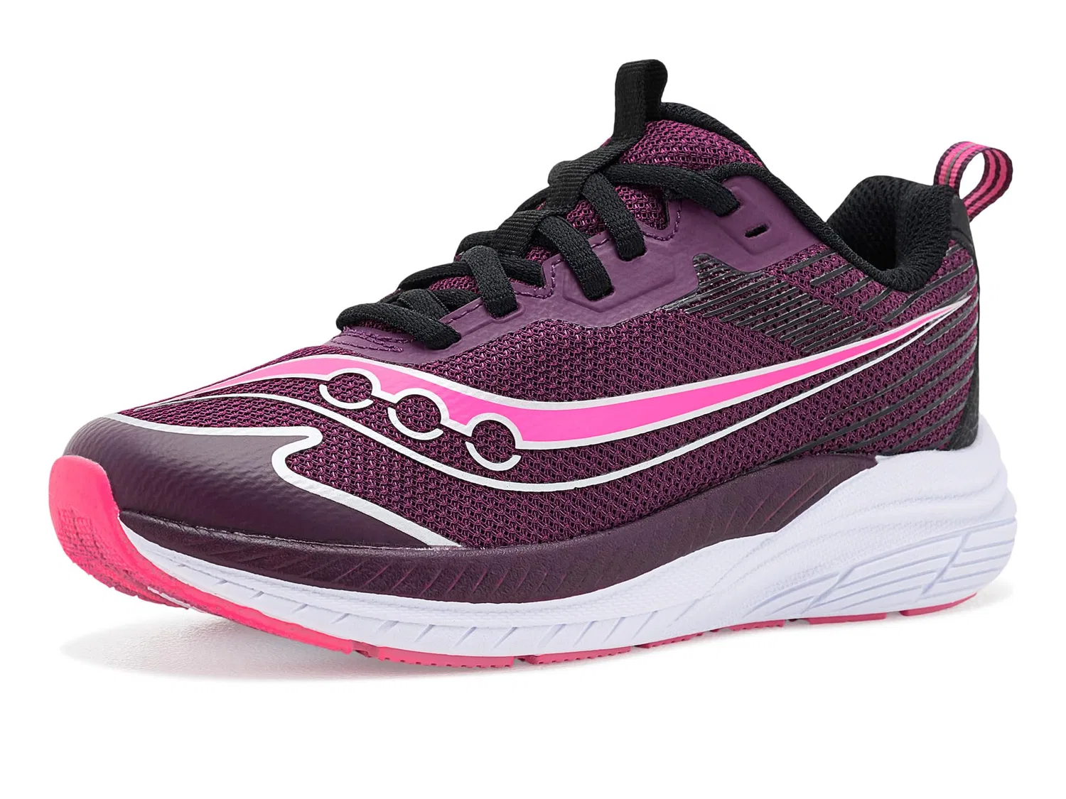Кроссовки Guide KDZ 2.0 (для маленьких и больших детей) Saucony Kids, Plum/Pink — фото 2