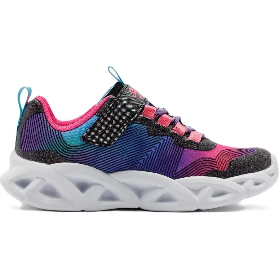 Кроссовки детские с подсветкой Twisty Brights 2.0 Skechers, Фиолетовый — фото 2