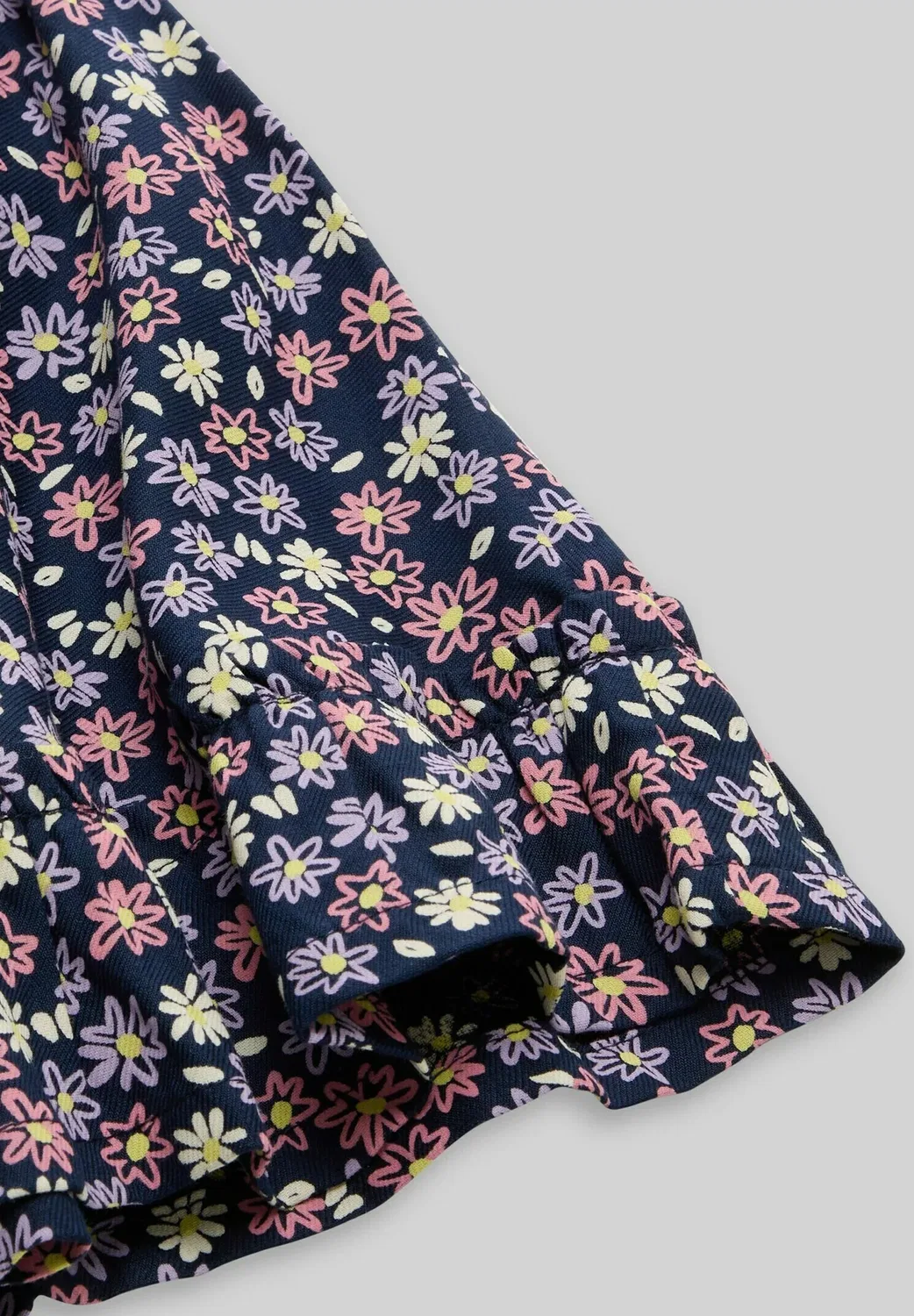 Röcke мини-рок с голубым принтом - юбка-трапеция Tom Tailor, Cute Daisy Print — фото 3