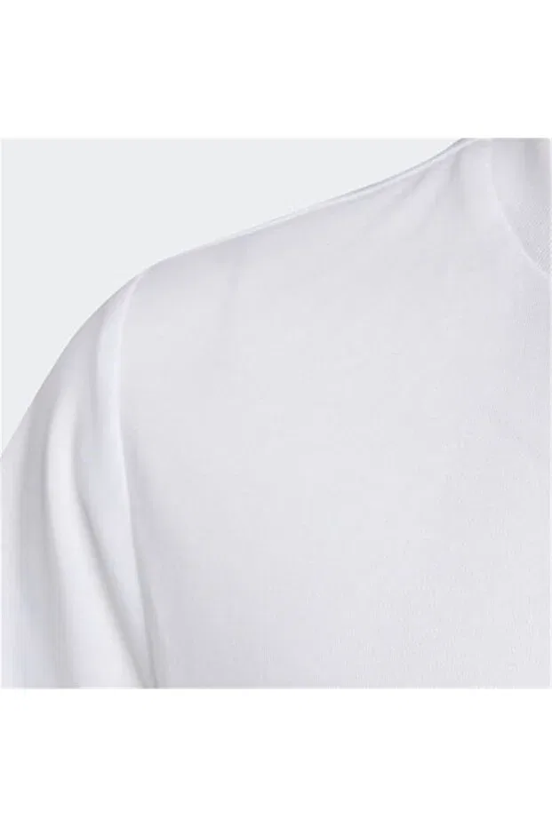 Детская футболка с принтом для девочек Adidas, White — фото 2