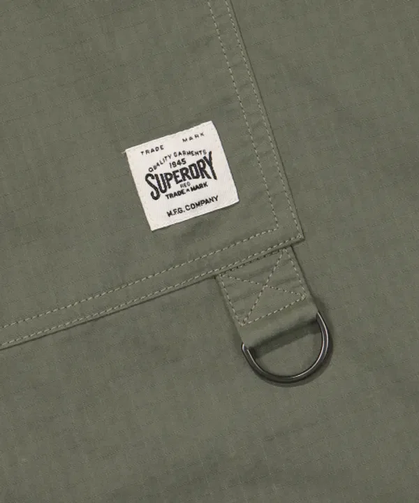 Утилитарная рубашка с пэчворком, Superdry, хаки — фото 4