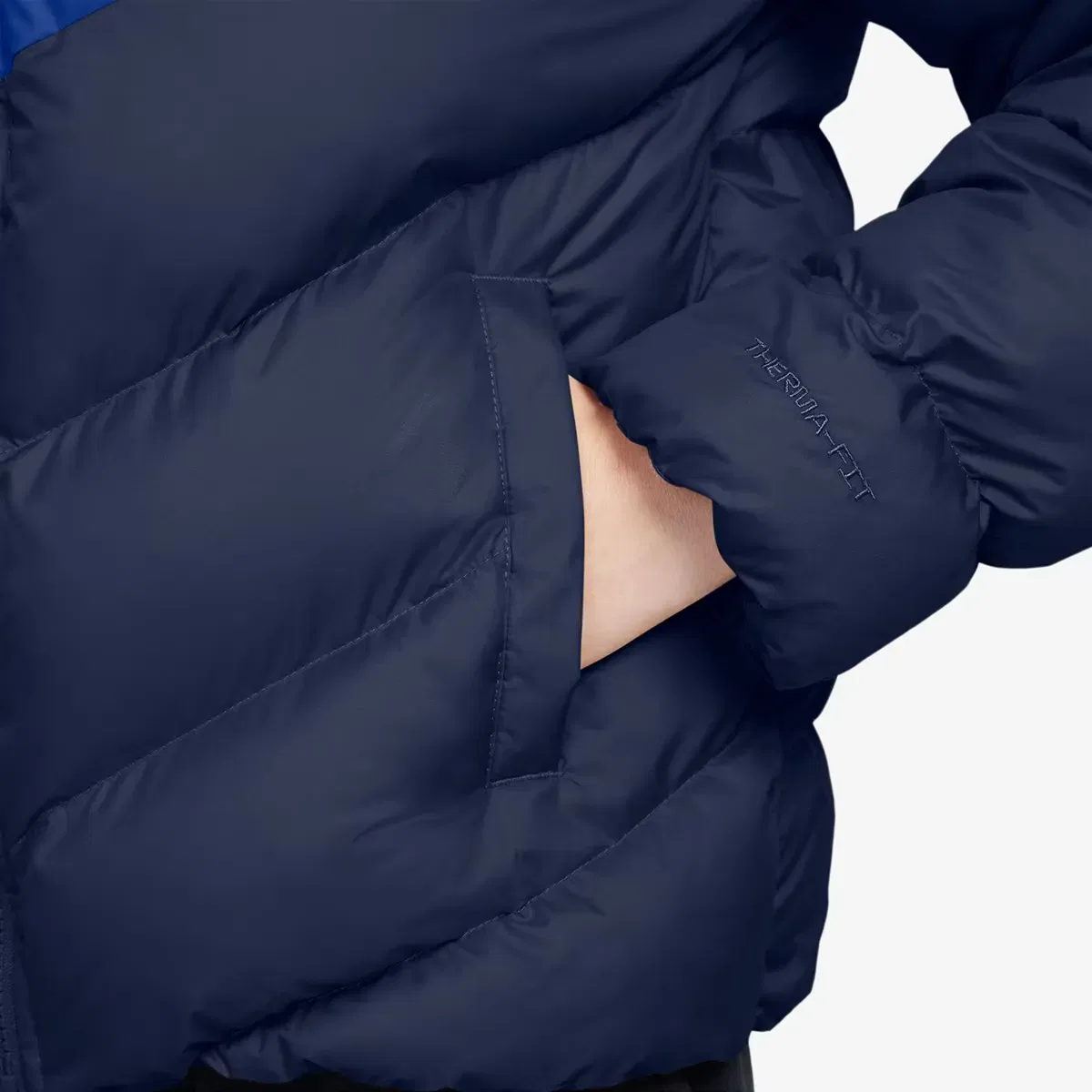 Детская куртка для мальчиков с принтом Sportswear All Day Play Nike, Azul Marino — фото 3