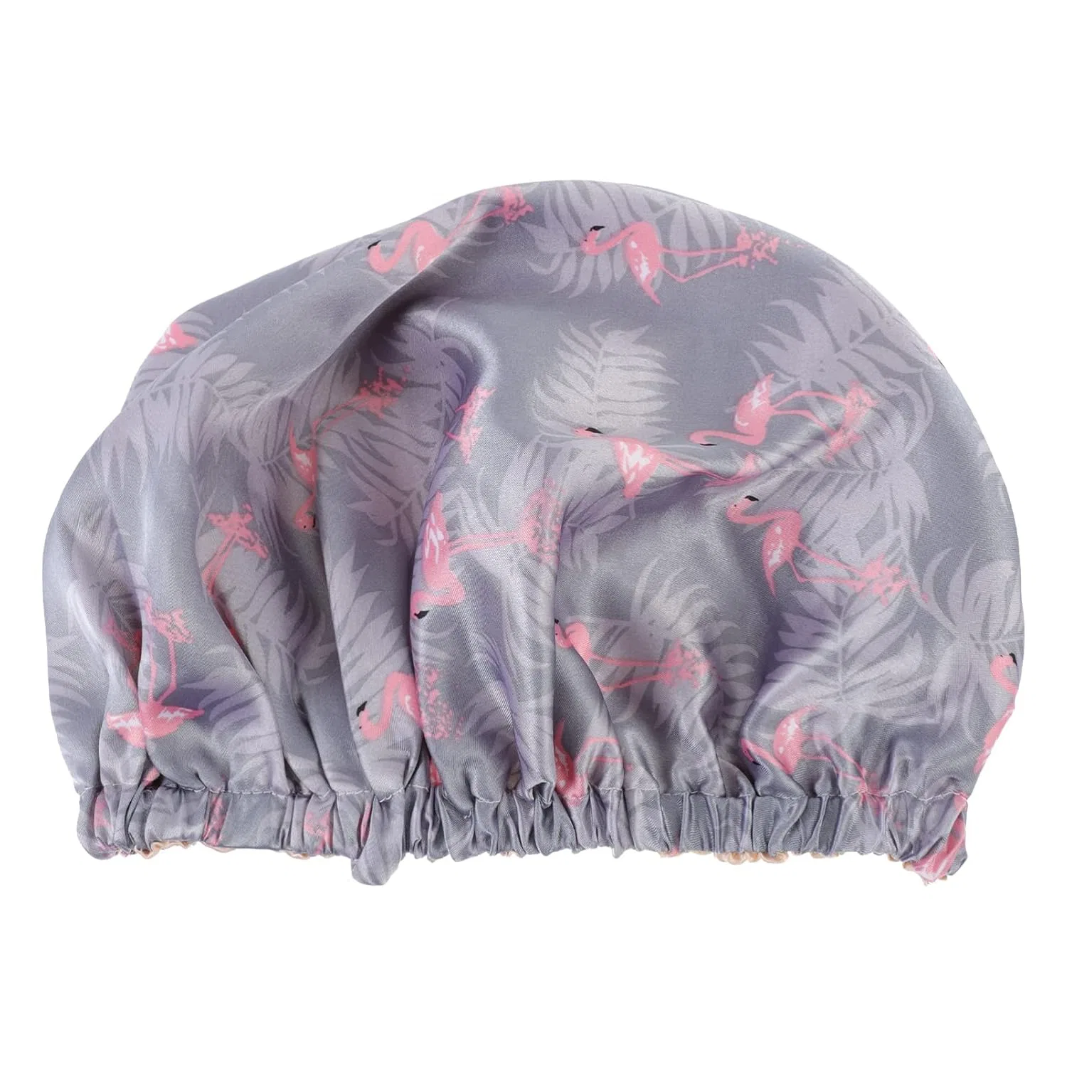Шапочка для душа, Satin, FRCOLOR, 5 штук, 26x20 см, Grey Flamingo — фото 2