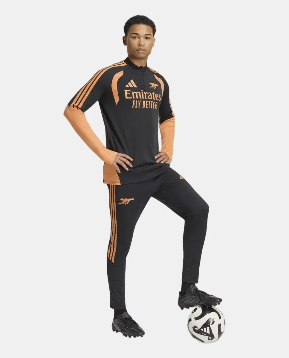 Мужская тренировочная олимпийка с молнией Arsenal FC 2026/2027 adidas, Negro — фото 3