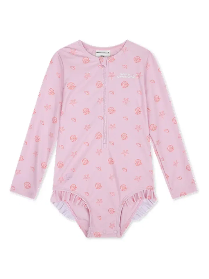 Купальник с принтом Shell Tastic Swim Essentials, розовый