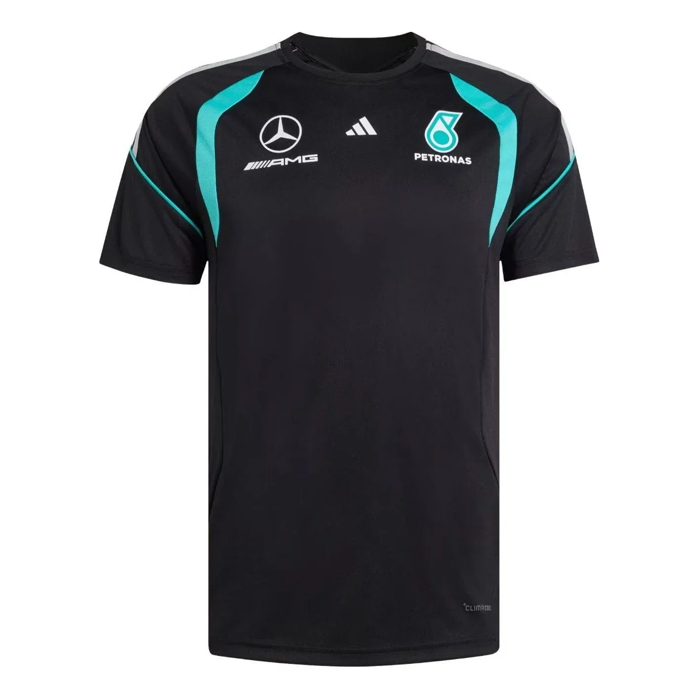 Мужская футболка Mercedes-AMG F1 Team Mechanics Adidas, черный