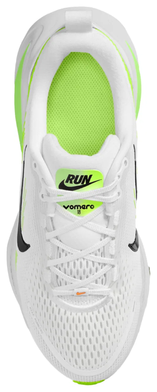Кроссовки для мальчиков Vomero 18 Nike, цвет White/Volt/Black — фото 3