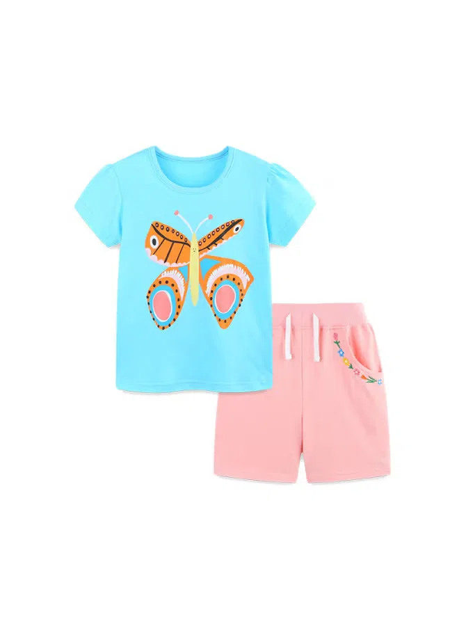 Комплект детский с принтом мультяшным Aosta Betty Store, 5453+3147