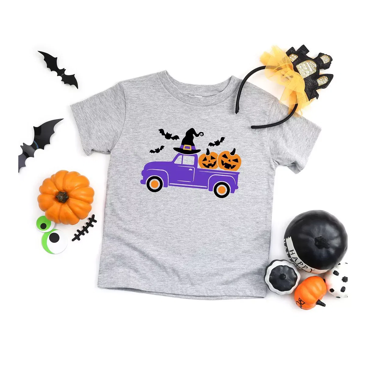 Детская футболка с принтом Witch Farm Truck The Juniper Shop, White — фото 2