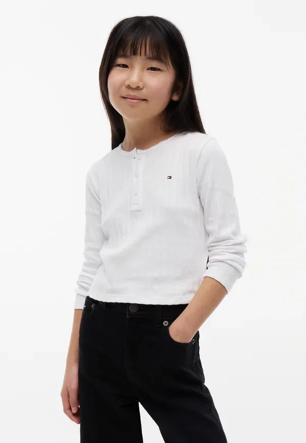 Топ с длинными рукавами Tommy Hilfiger, белый