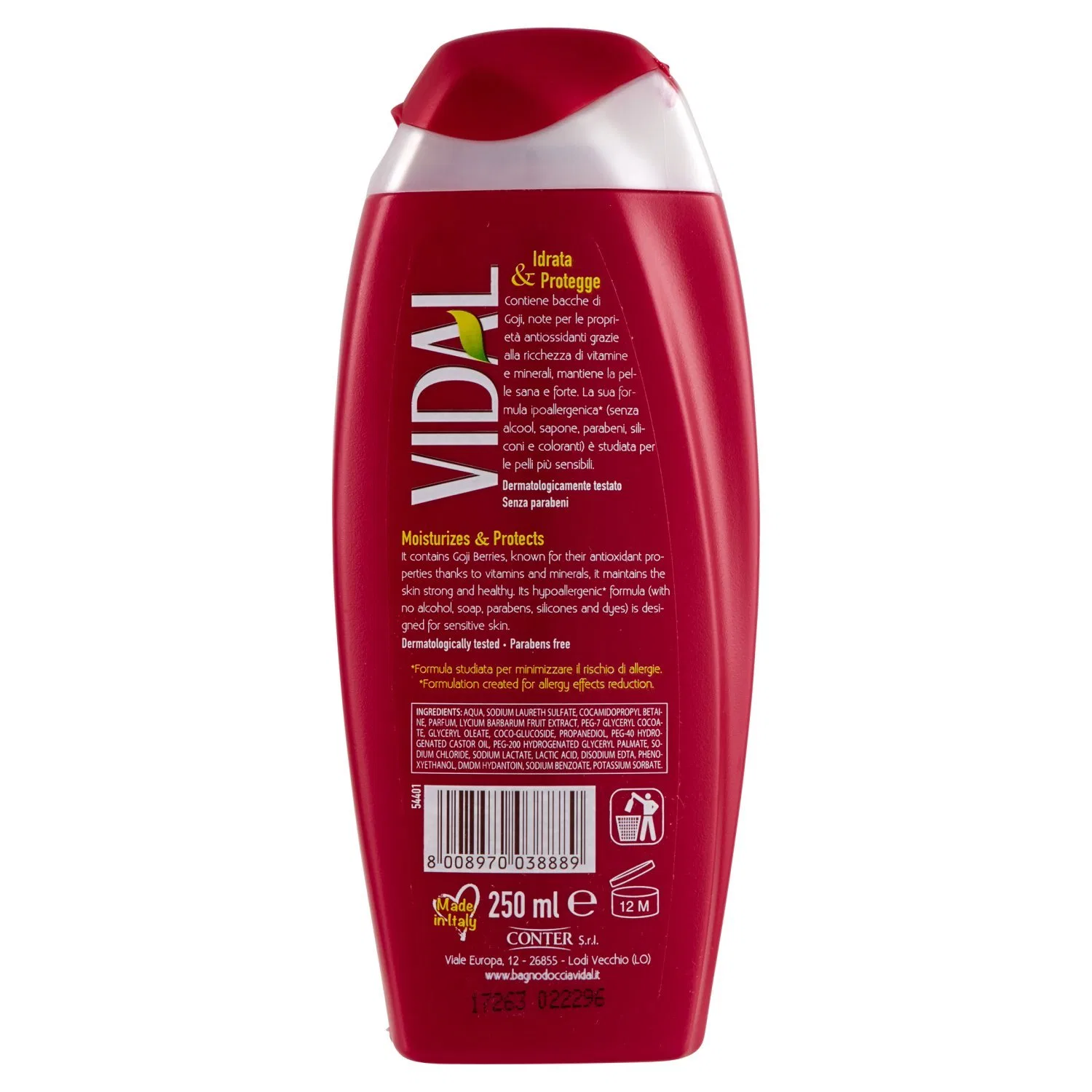 Пена для душа Vidal Shower 250 мл, Goji Berries — фото 3