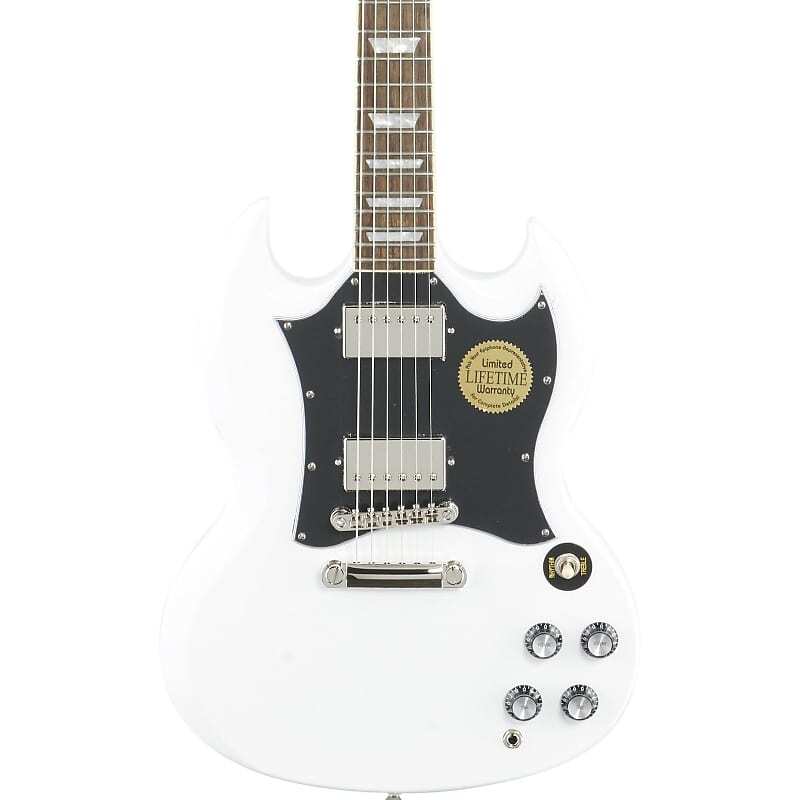 

Стандартная электрогитара Epiphone SG, альпийский белый EISSBAWNH1