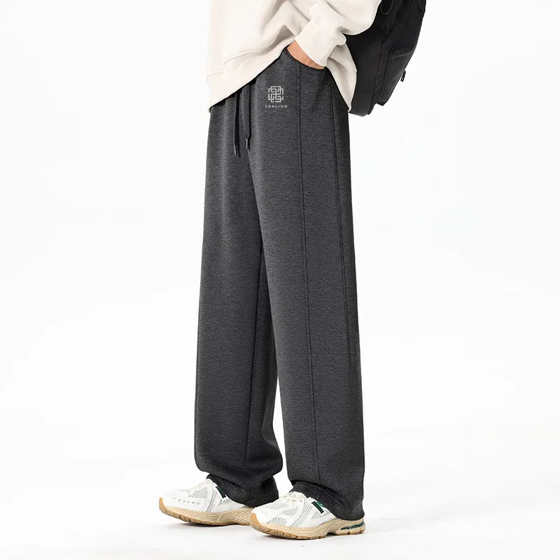 Детские спортивные штаны с начесом Модель Танши Хуаньку Tonlion, Deep Grey — фото 4
