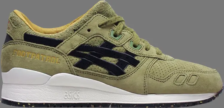 

Кроссовки footpatrol x gel lyte 3 'squad' Asics, зеленый