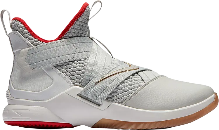 

Кроссовки Nike LeBron Soldier 12 'Light Bone', серебряный, Серый, Кроссовки Nike LeBron Soldier 12 'Light Bone', серебряный