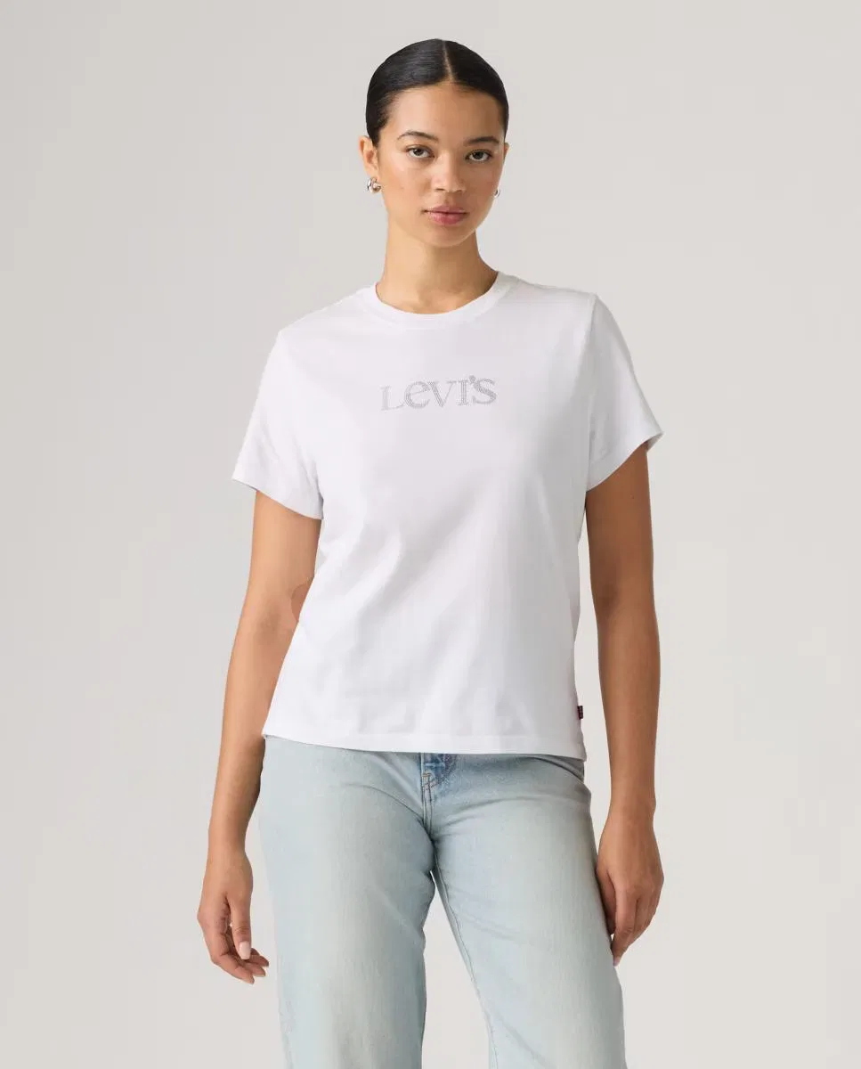 Женская футболка с коротким рукавом, Levi's, белый