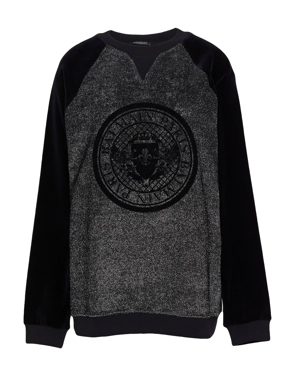 Женский лонгслив Balmain, черный