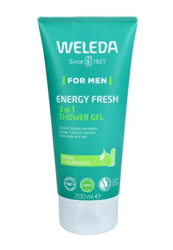 Гель для душа 3-в-1 энергия цитрусовых Energy Fresh Weleda, 200 мл